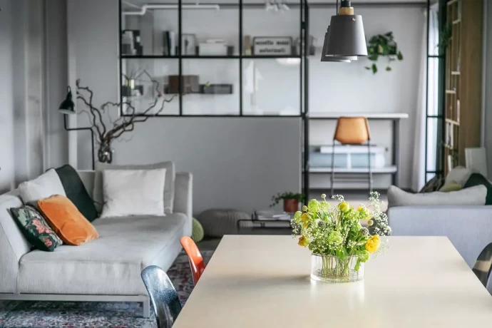 Лофт с видом на озеро на территории шведского бывшего кожевенного завода 1888 года (45 м2)