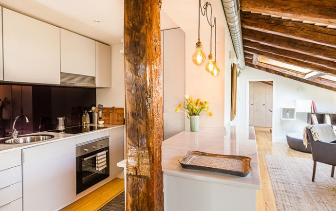 Мансарда площадью 80 м2 в Мадриде