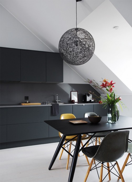 Мансардная квартира площадью 68 м2 в Стокгольме