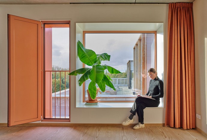 Жилой комплекс Domus Houthaven в Амстердаме Жилой комплекс Domus Houthaven в Амстердаме