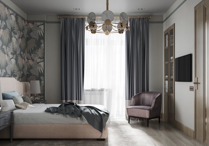 Квартира, оформленная в приглушенных тонах Квартира, оформленная в приглушенных тонах