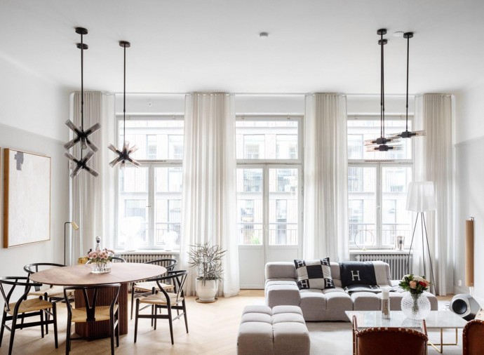 Квартира площадью 113 м2 в Стокгольме