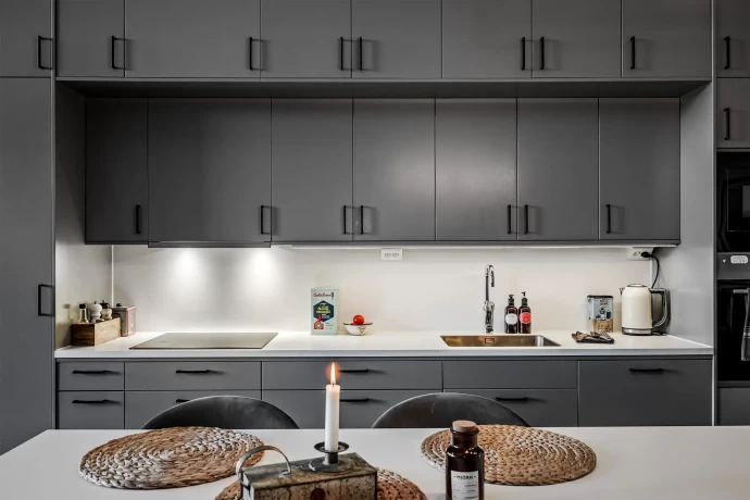 Квартира площадью 96 м2 в старом промышленном здании в Швеции