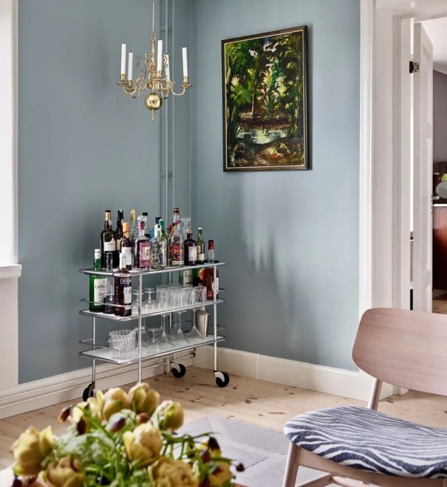 Квартира площадью 81 м2 в доме 1914 года в Лидингё, Швеция