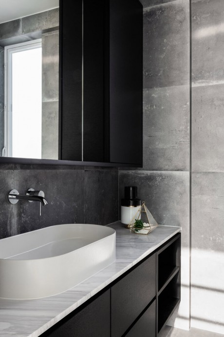 Двухуровневая квартира в Гонконге