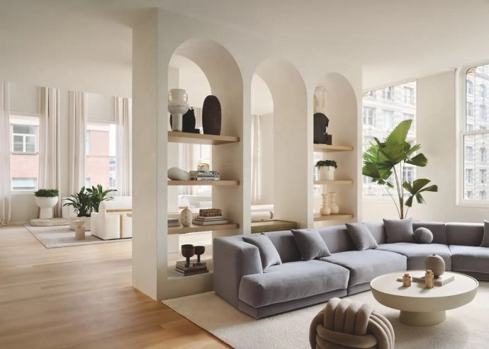 Квартира площадью почти 400 м2 в Нью-Йорке