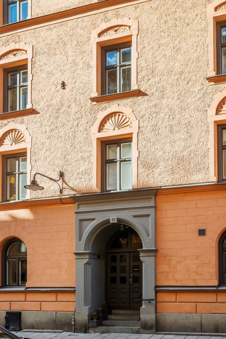 Квартира площадью 75 м2 в доме конца XIX века в Стокгольме