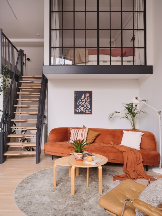 Двухуровневая квартира площадью 88 м2 в Стокгольме