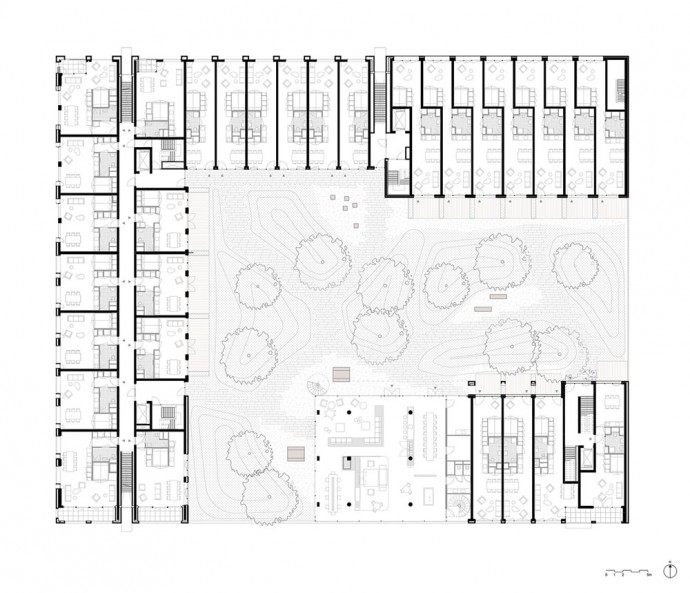 Жилой комплекс Domus Houthaven в Амстердаме