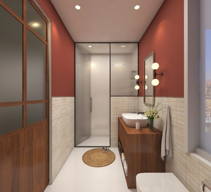 Дизайн-проект квартиры в Бруклине