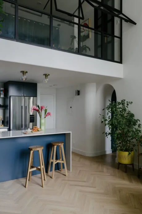 Двухуровневый лофт в Нью-Йорке Двухуровневый лофт в Нью-Йорке