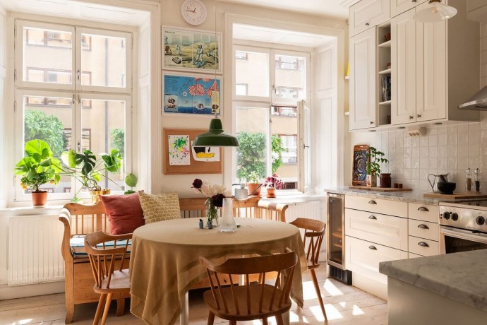 Квартира в доме 1870-х годов в Стокгольме