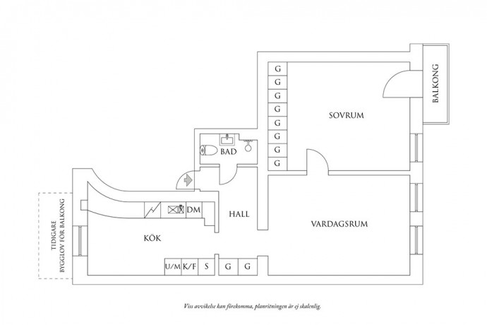 Квартира в песочных тонах в Гётеборге