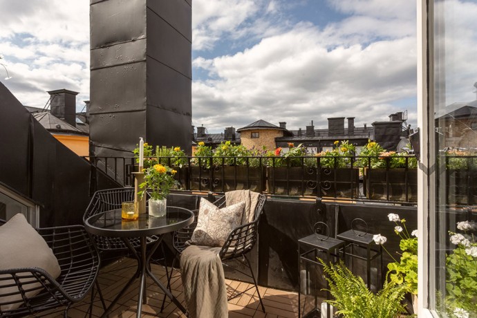 Мансардная квартира в Стокгольме