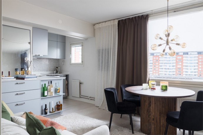 Шведская студия площадью 26 м2 Шведская студия площадью 26 м2