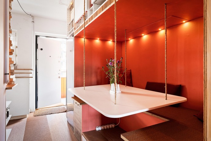 Шведская студия площадью 34 м2