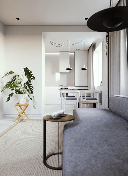 Компактная квартира для семьи с детьми