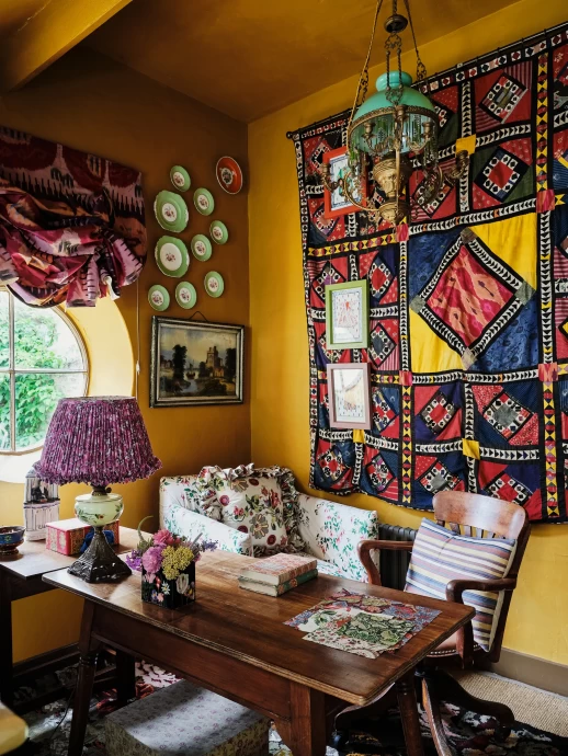 Старинный коттедж внучатой племянницы Льва Толстого графини Александры Толстой в Оксфордшире