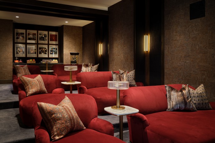 Интерьер общественных пространств и квартир в самой высокой башне в Остине, Техас