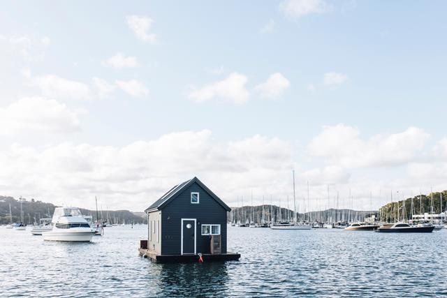 Плавучий мини-дом австралийского дизайнера Джуди Моррисон