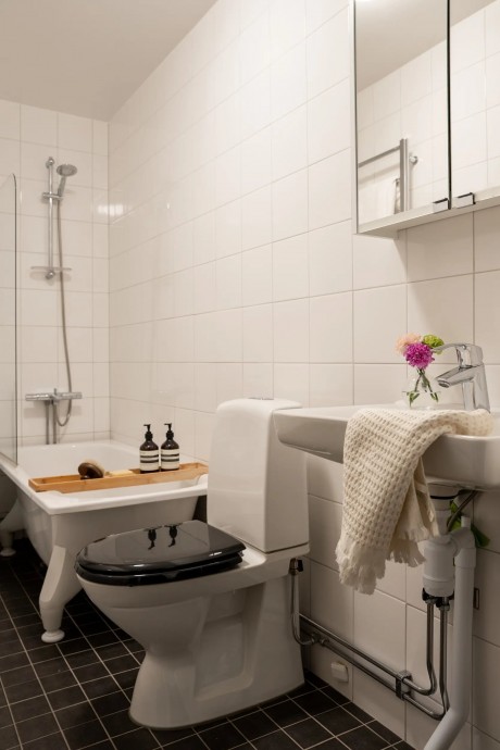 Квартира площадью 59 м2 в здании конца XIX века в Стокгольме