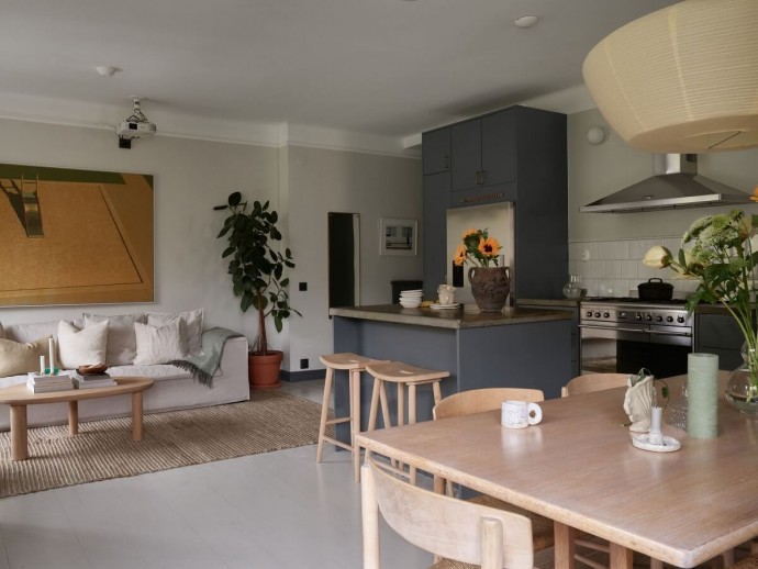 Двухуровневая квартира в Стокгольме