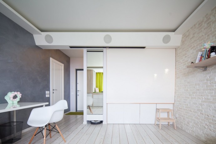 Интерьер светлой квартиры-студии Интерьер светлой квартиры-студии