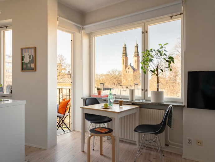 Студия площадью 26 м2 в Стокгольме