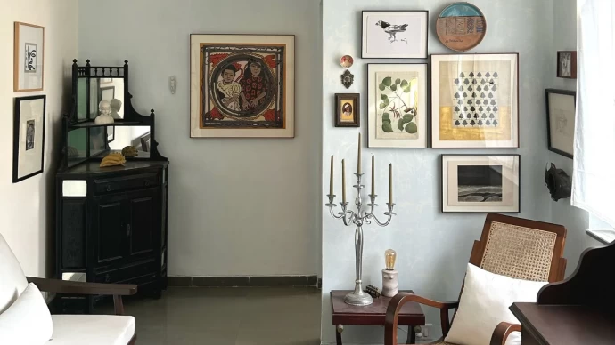 Квартира художника Гаурава Огале в городе Пуна, Индия