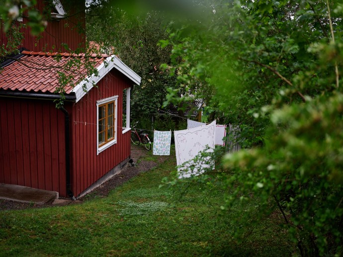 100-летний коттедж в пригороде Стокгольма