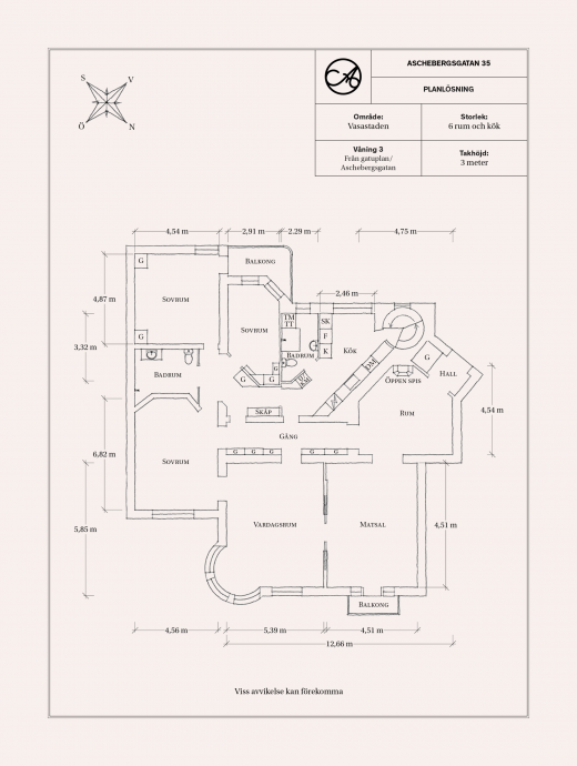 Квартира площадью 210 м2 в Гётеборге Квартира площадью 210 м2 в Гётеборге