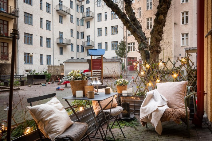 Квартира площадью 31 м2 в доме 1907 года в Гётеборге