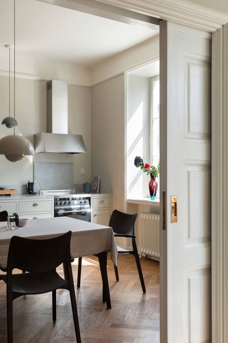 Квартира в 100-летнем доме в Стокгольме