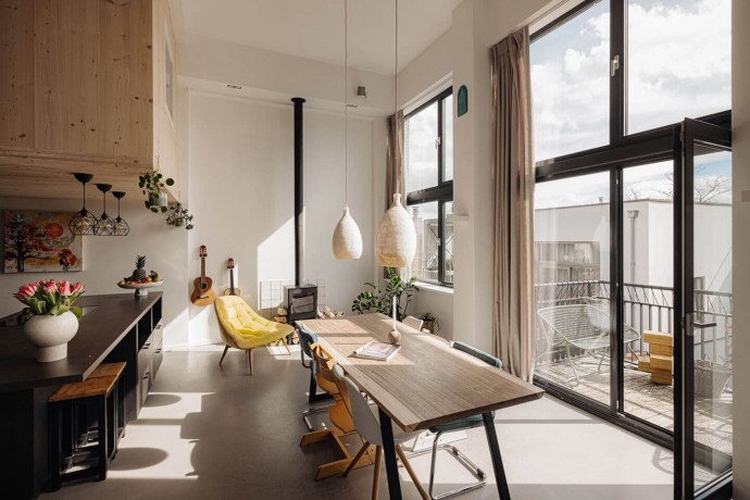 Лофт в здании бывшей школы в Амстердаме