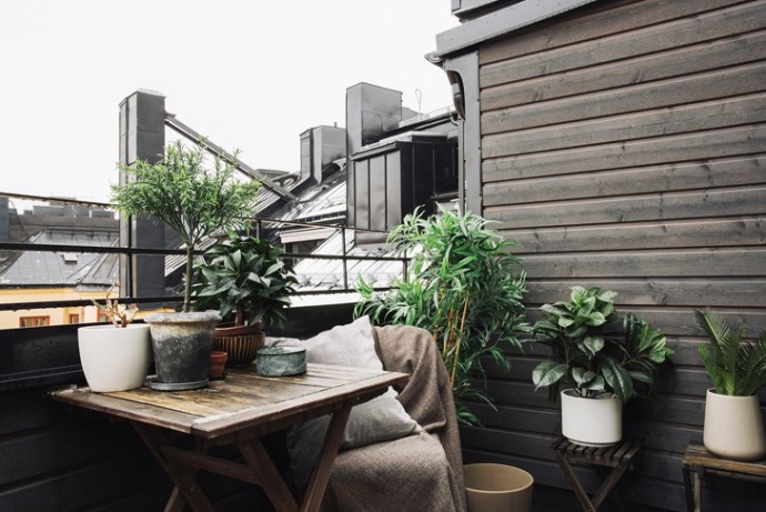 Мансардная квартира площадью 68 м2 в Стокгольме