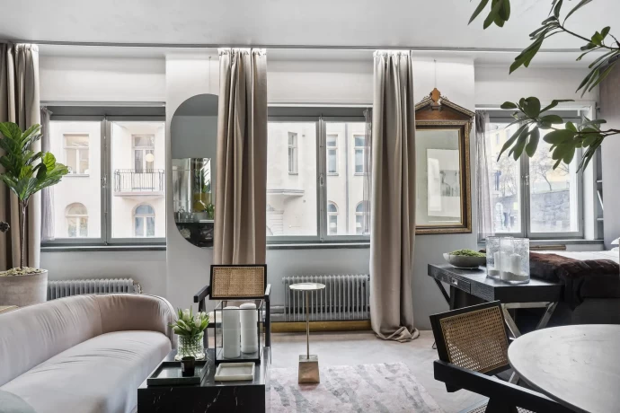 Шведская студия площадью 33 м2