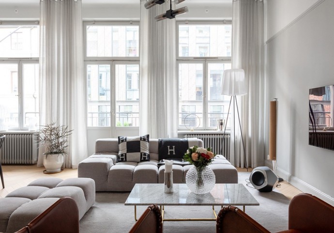 Квартира площадью 113 м2 в Стокгольме