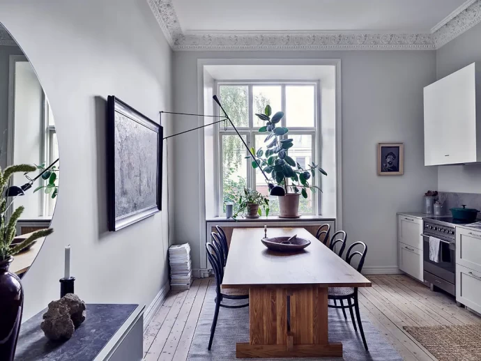 Квартира площадью 74 м2 в доме 1892 года постройки в Гётеборге