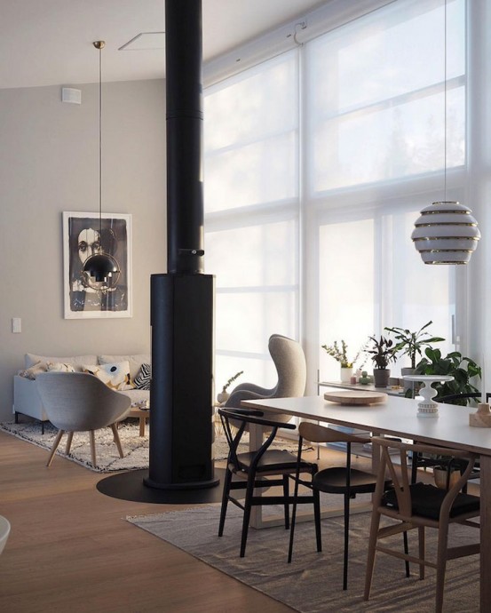 Квартира-лофт в городе Сейняйоки, Финляндия