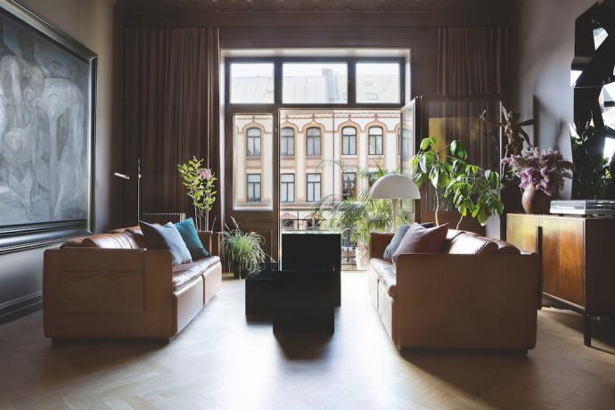 Квартира галериста Эйнара Йоне Рённинга и его жены Сив Элин в Осло, Норвегия