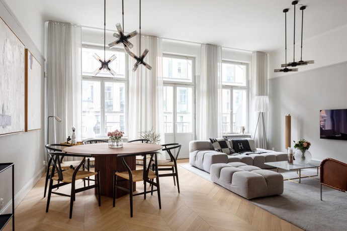 Квартира площадью 113 м2 в Стокгольме