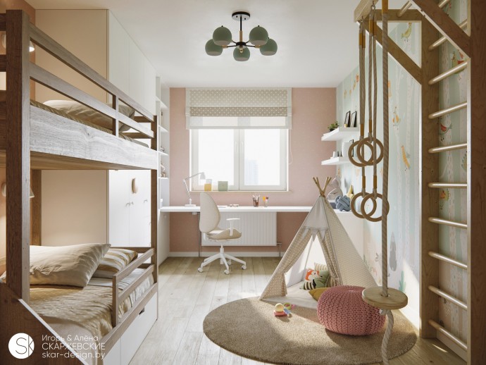 Дизайн-проект квартиры площадью 101,7 м2 в Минске