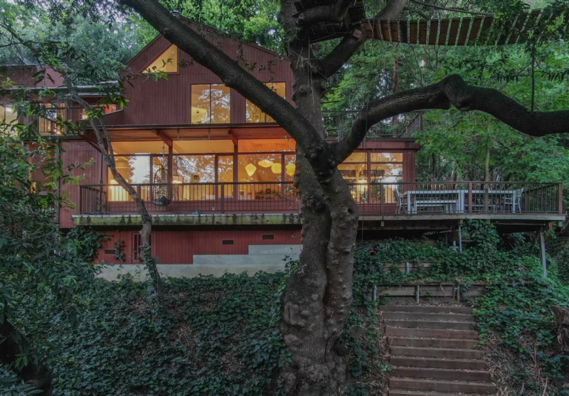 Дом посреди леса в Окленде Дом посреди леса в Окленде