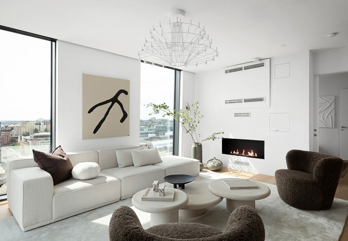 Двухуровневая квартира в Стокгольме Двухуровневая квартира в Стокгольме