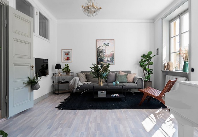 Квартира в одном из спальных районов Стокгольма Квартира в одном из спальных районов Стокгольма