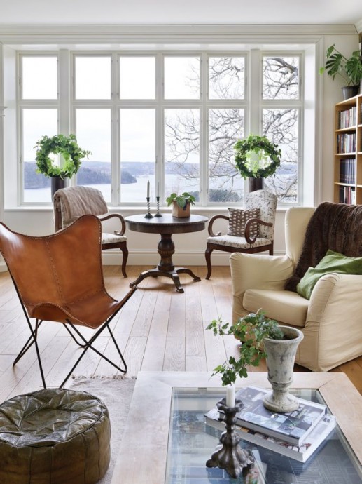 Дом с видом на фьорд в Швеции
