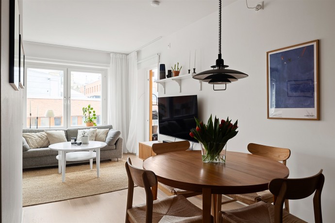Квартира-студия площадью 34 м2 в Стокгольме