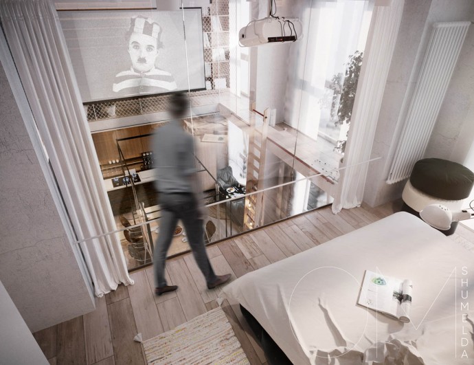 Лофт площадью 106 м2