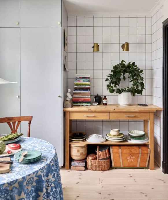 Квартира площадью 81 м2 в доме 1914 года в Лидингё, Швеция