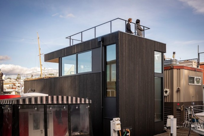 Плавучий дом на озере Юнион в Сиэтле, Вашингтон